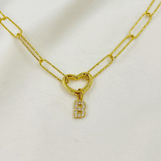 Initial necklacr | 14K gold initial necklace