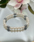 Juanita Pearl Stretch Bracelet-European Crystal Pearl Bracelet-Carabella By Cheryl