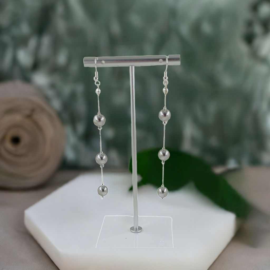 Natasha Dripping Pearl Earrings-Carabella By Cheryl